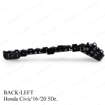 พลาสติก ยึดกันชนหลัง ตัวยึดกันชนหลัง ข้างซ้าย ของแท้ 1 ชิ้น สีดำ สำหรับ Honda Civic FK Hatchback ปี 2016-2020